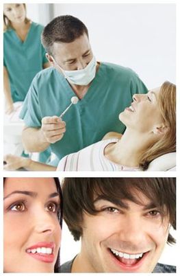Clínica Dental Miguel Rodríguez collage dentista y paciente